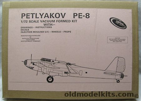 Contrail 1/72 Petlyakov PE-8 plastic model kit